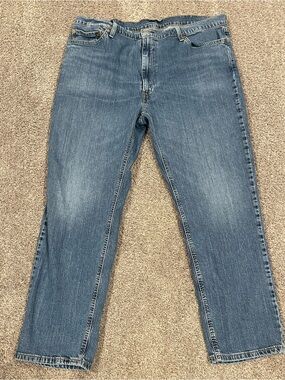 Levi’s 541 Athletic Fit Jeans W42 L32 Blue Stretch Denim Medium Wash Mens